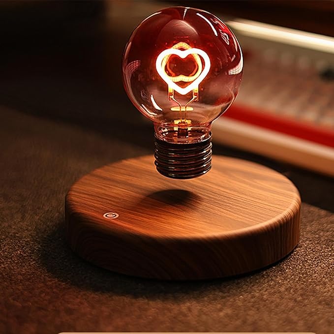 Levitating Heart LED Bulb Lamp © Ⓢ