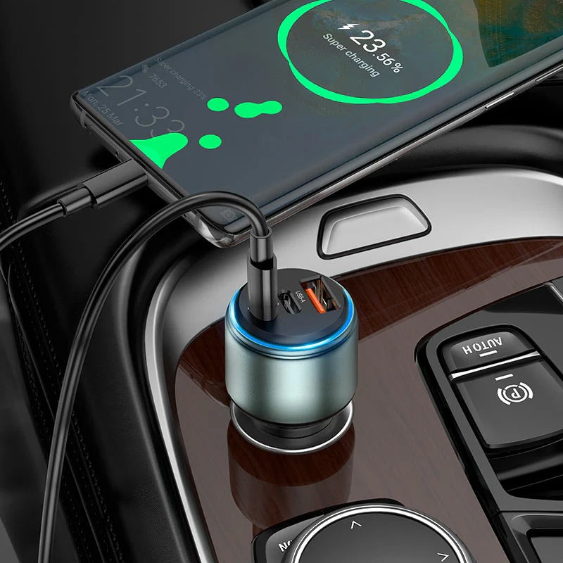 Hoco - Three Port Car Charger (NZ9)
