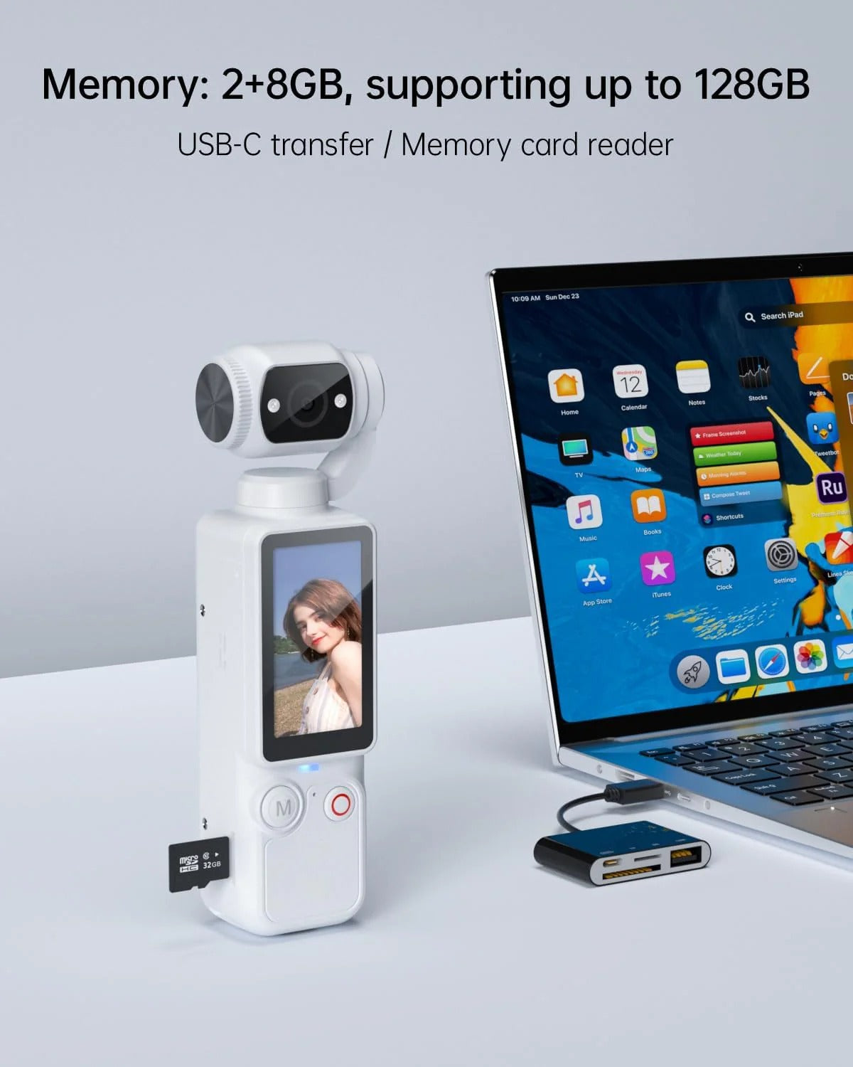 OZCT 4K Ultra HD Handheld Gimbal Camera