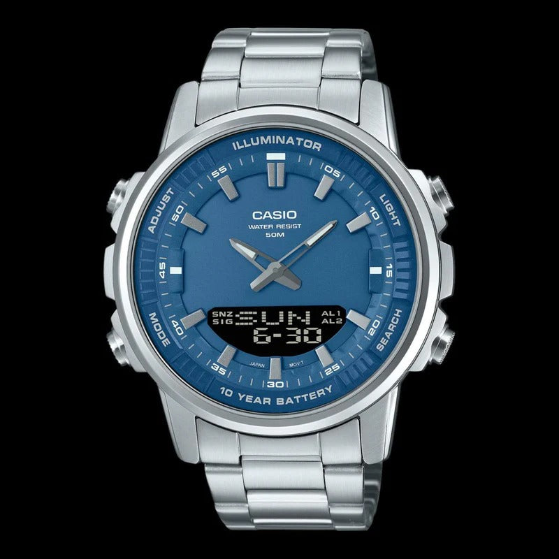 Turquoise Dial Men Watch