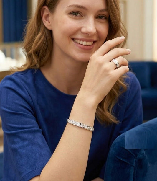 Classic Crystal Edge Kada Set