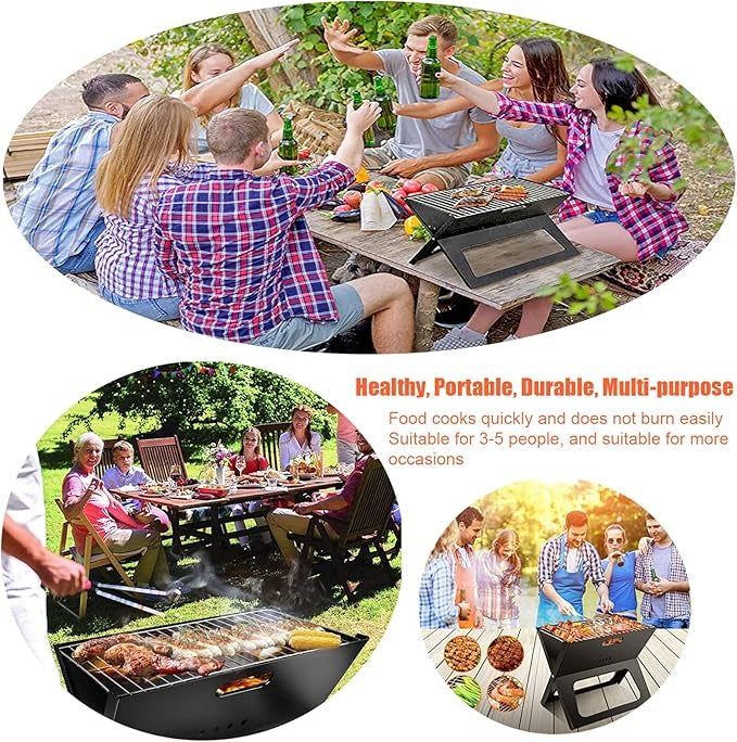 Foldable Charcoal Grill Ⓢ
