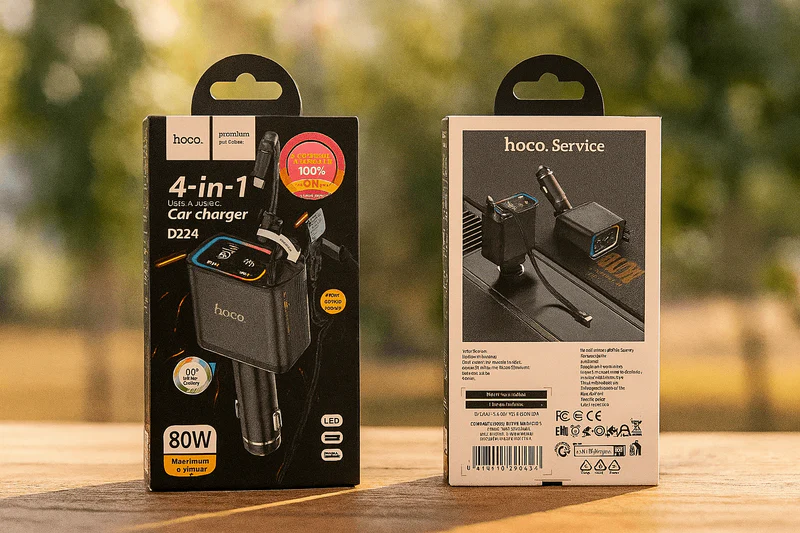 Hoco - 4-in-1 Car Charger