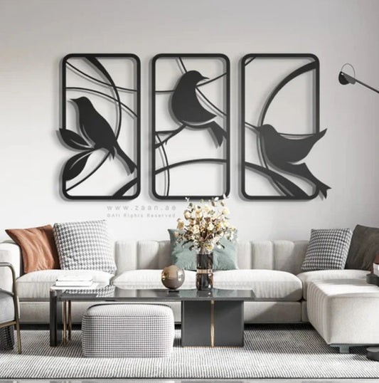 Acrylic Birds Wall Art for Home