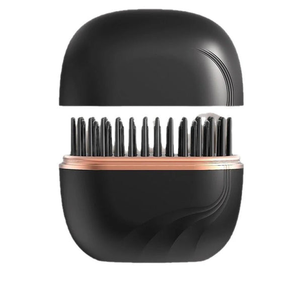 💇‍♀️ Cordless Mini Hair Straightener Brush – Pocket-Size, Rechargeable & Travel-Friendly
